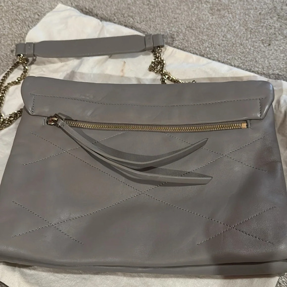 Lanvin purse with chain strap, soft leather - Picture 2 of 5